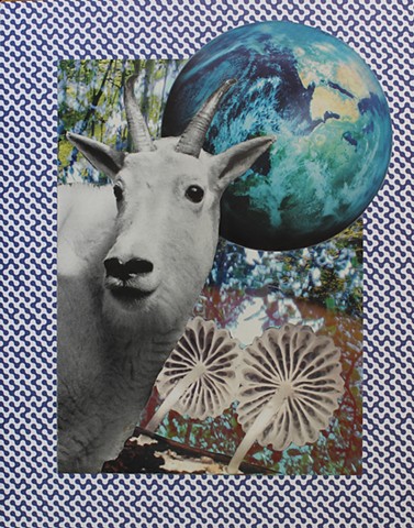 Psychedelic Goats and Other Horned Creatures No. 1