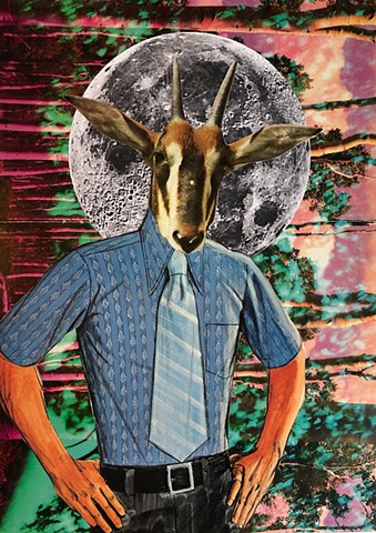 Psychedelic Goats and Other Horned Creatures No. 3