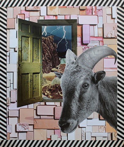 Psychedelic Goats and Other Horned Creatures No. 2
