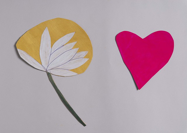 heart and flower props