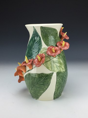 Tropical Flower Vase (View 2)
