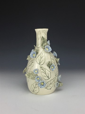 Blue Flower Vase (View 1)