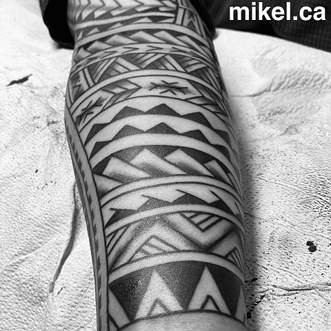 CUSTOM   TRIBAL   AND  BLACK WORK   TATTOOS    BY MIKEL