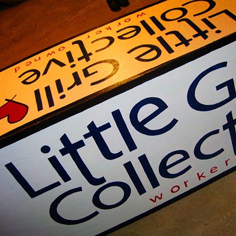 Little Grill Collective Sign