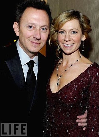 Carrie Preston from True Blood and husband Michael Emerson from Lost at the 12th annual Designers Guild Awards