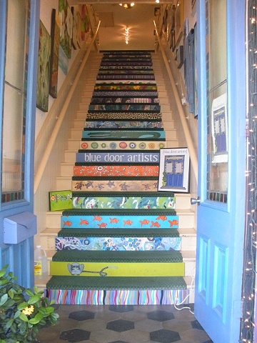 Blue Door Artist Stairs
designed by the artists