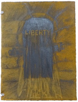 Blocked Passage - Liberty (2) political drawing