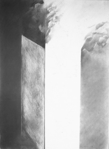 Night Spaces Graphite Drawing on BFK paper