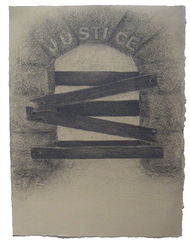 Blocked Passage - Justice (1) political drawing