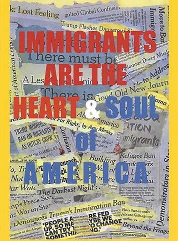 IMMIGRANTS ARE THE HEART & SOUL  card