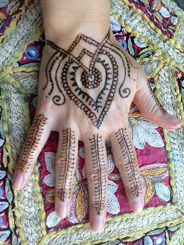 Henna Hand design
