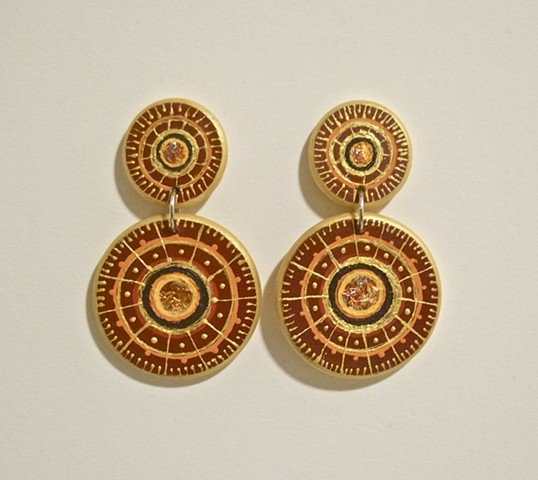 Hand painted earrings