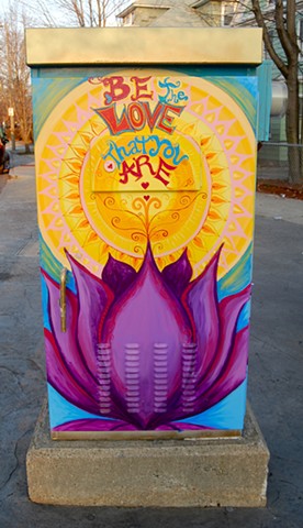 "Be the Love you Are"
 Utility Box Project