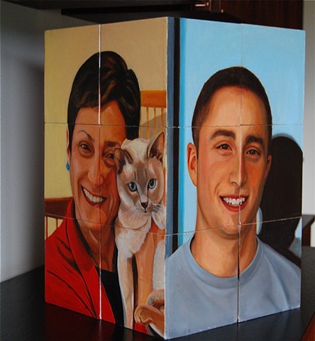 Neo-Cubist Family Portrait