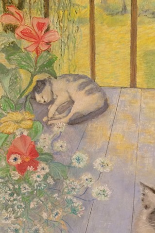 detail - Cats on the Deck