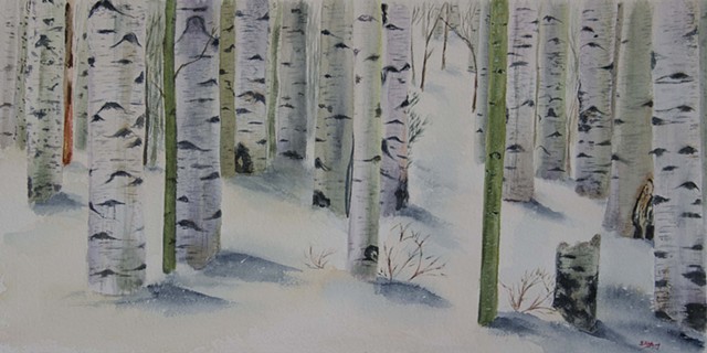 Into the Aspens (Sold)