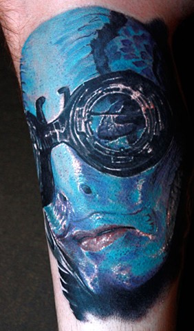 Abe Sapien, Hellboy, Tattoo, Phoenix Tattoo, Art, Artist, Arizona, Best Tattoo