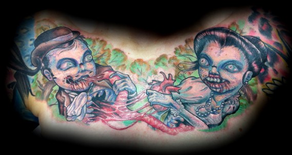 zombie tattoo eric james tattoos phoenix arizona blind tiger tattoo