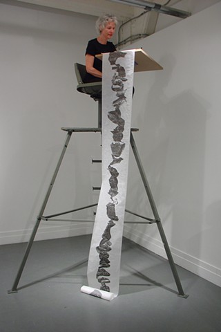 drawing, nature, abstract,public,process, performance, ink Crit Streed artist