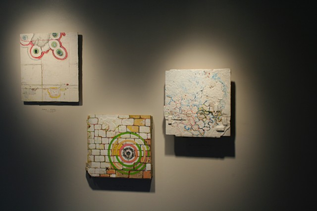 BB3: Invasion, Target + Wall, and Slow Curse (installation view)
