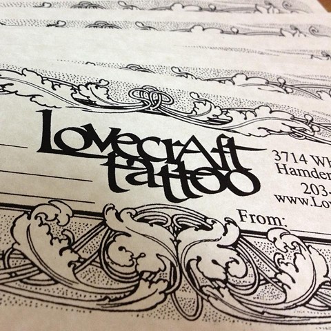 Lovecraft Tattoo, Connecticut Tattoo, Best Tattoo studio,Tattoo Gift Certificates, Tattoo gift ideas