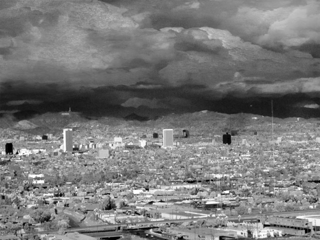 Central Los Angeles seen From Baldwin Hills (Infrared) 