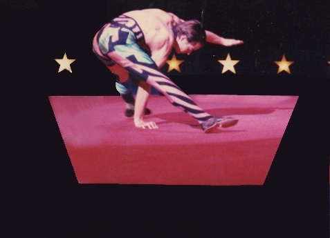 Cirque Du Soleil (circa 1985) Hand balancing photo by Richard Mann