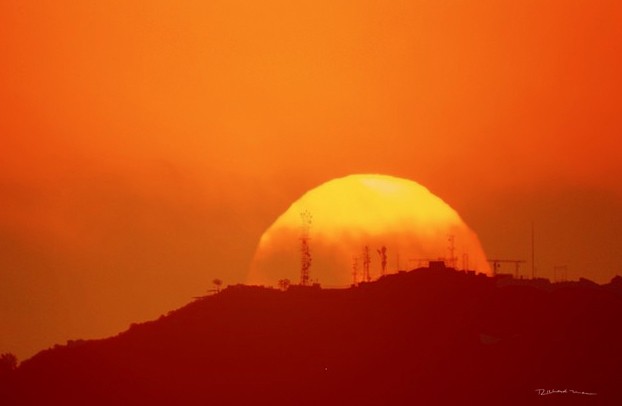 California Sunset / Malibu mountains. 