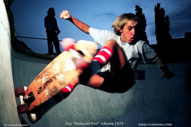 Venice Beach Ca. renown iconic Skateboarder Jay Adams