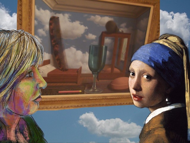Magritte, Vermeer and Me