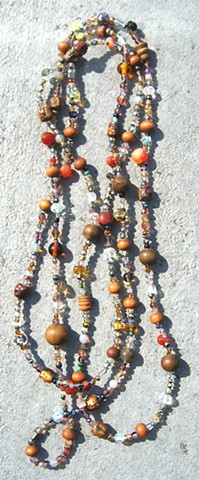 Buddha beads harmony in orange