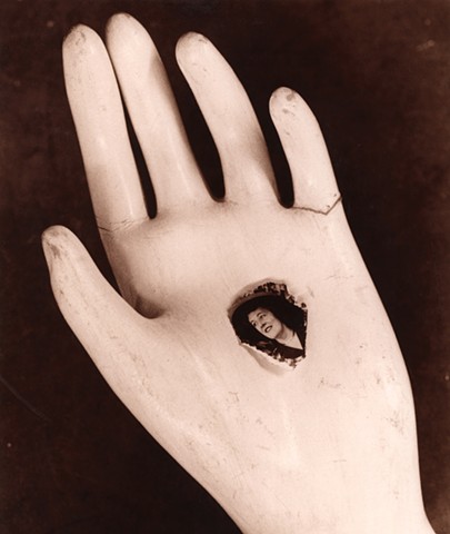 Mannequin hand and photo