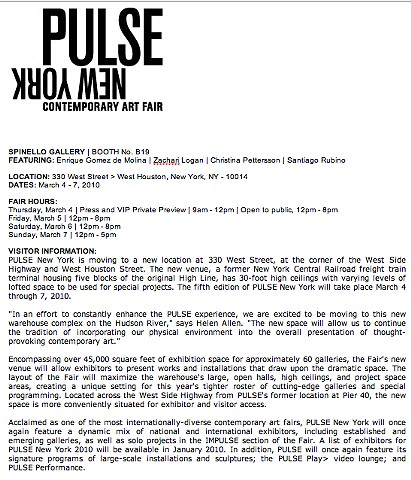 Pulse Fair New York Press Release