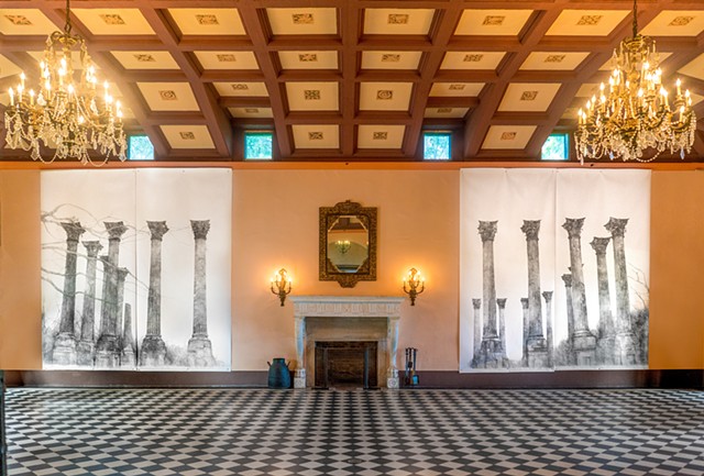 The Terrible Knowing & Not Knowing
Installed in the Ballroom of the Stone House
Deering Estate