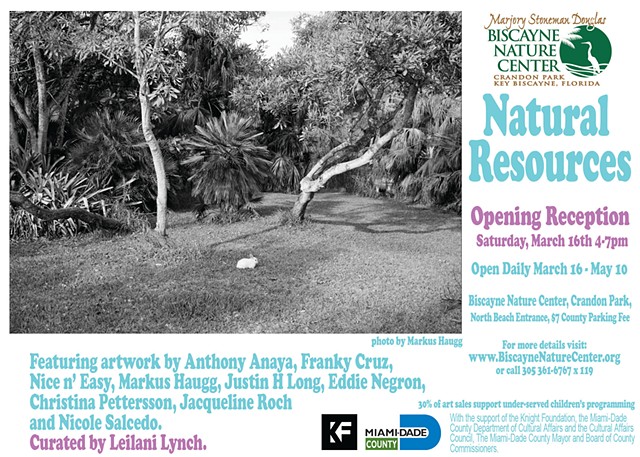 Group Exhibition for former artists-in-residence at the Marjory Stoneman Douglas Biscayne Nature Center