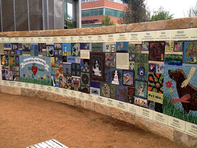 "Dell Children's Hospital Healing Garden Mosaic Wall"