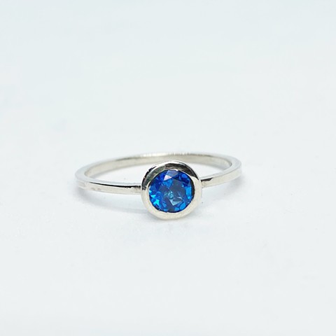 Ice Blue Topaz Ring
