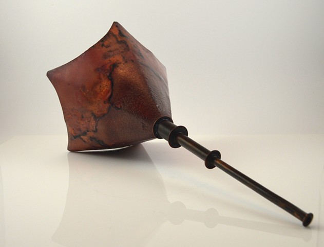 Enameled Copper sculpture by Erin Rice