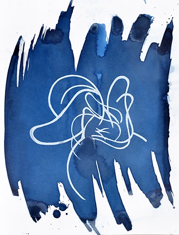 Cyanotype Drawing Untitled #3