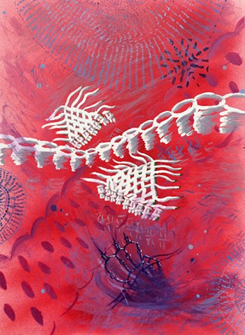 Advanced Drawing 1: Thematic Series"Abstracted Crochet, #2"