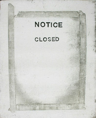 Jeremy Lundquist Printmaking Etching Artist Notice Closed