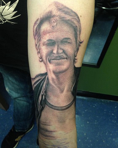 Ron Meyers Dad Portrait Tattoo