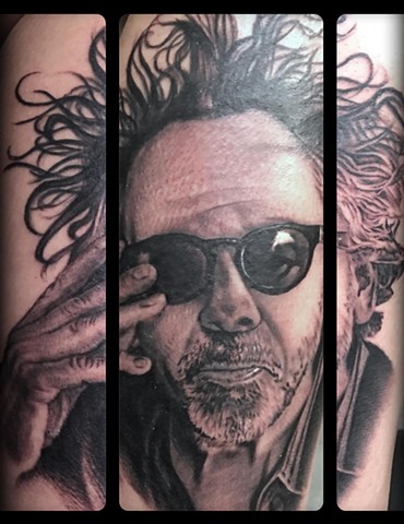 RonMeyers - Tim Burton Portrait Tattoo