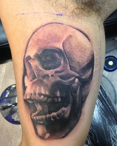 Ron Meyers - Skull Tattoo