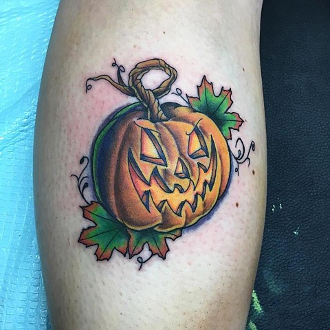 Mackenzie Meyers - Pumpkin Tattoo 2
