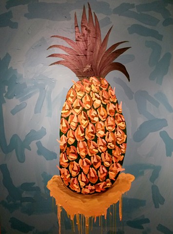 pineaple artwork by Radames Juni Figueroa