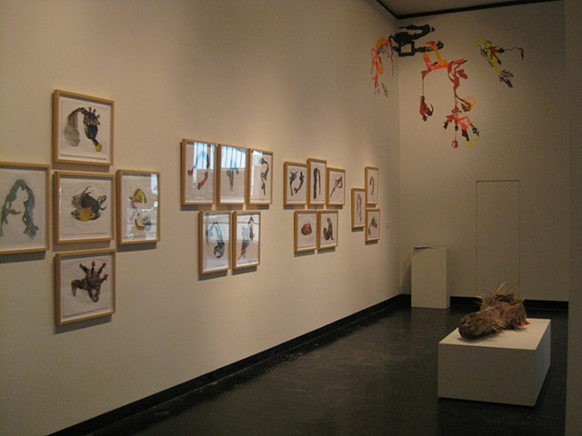 installation view of Residency Show