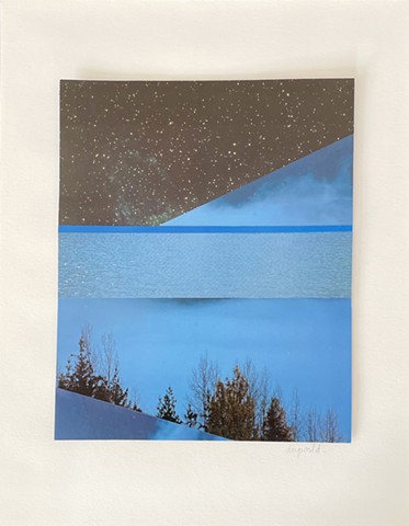  foret, nature, art contemporain, collage