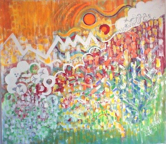 "Sun going Down over Crested Butte" SOLD