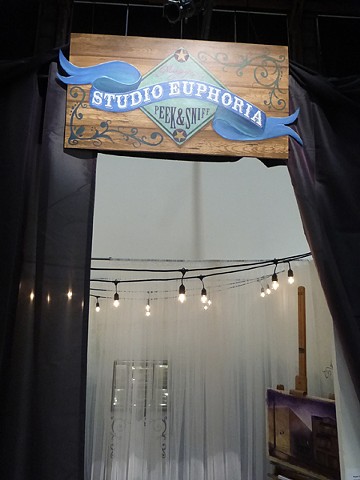 signage, Studio Euphoria, A PLACE OF HER OWN, SOMArts 2015, san francisco, maggieyee